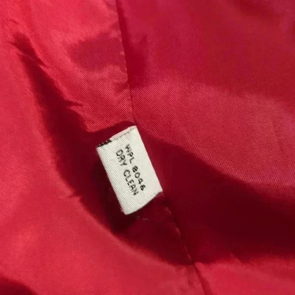 Red Style&Co Petite M Pea Coat - Picture 6 of 6